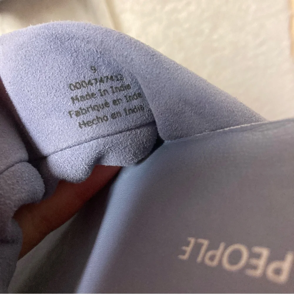 Free People Fairmont Platform Sandals Size 9 Blue New - Picture 10 of 11